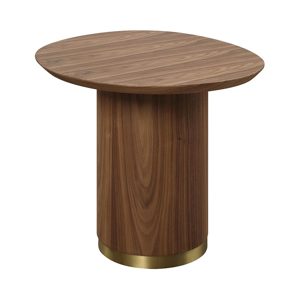 ACME Furniture - Willene End Table - Ceramic Top & Walnut Finish - LV03156 veiw 1