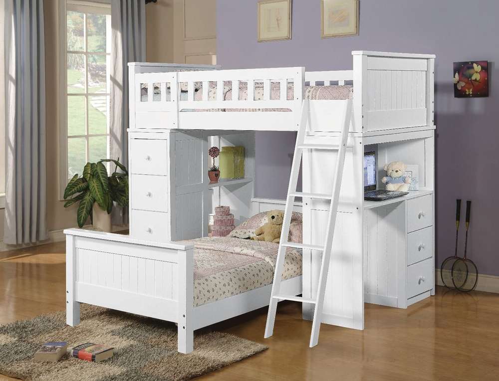 ACME Furniture - Willoughby Loft Bed - 10970W veiw 2