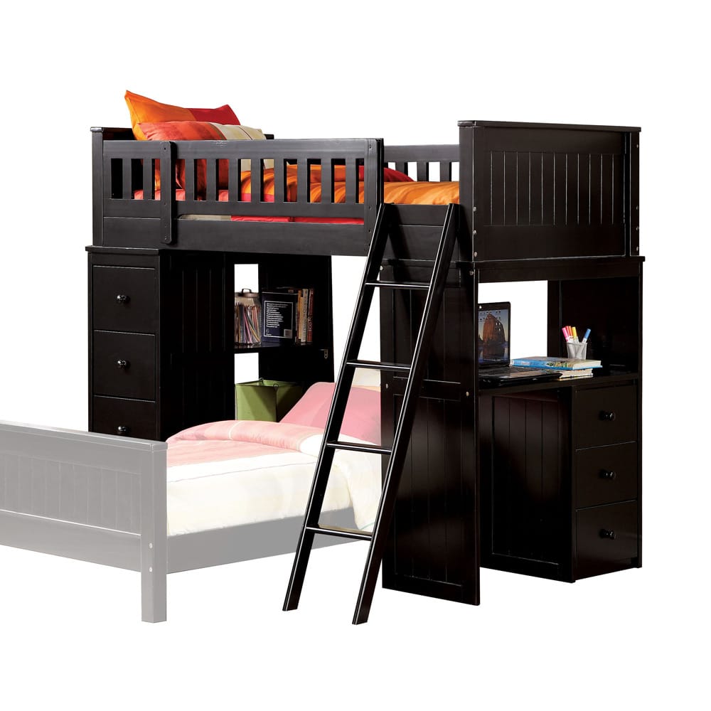 ACME Furniture - Willoughby - Twin Loft Bed - Black - 10980W view 1