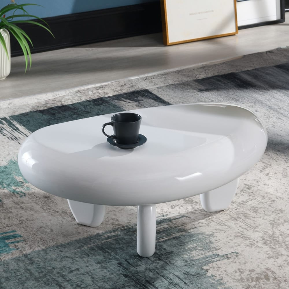 ACME Furniture - Wylie - End Table - White High Gloss  - LV04366 view 3