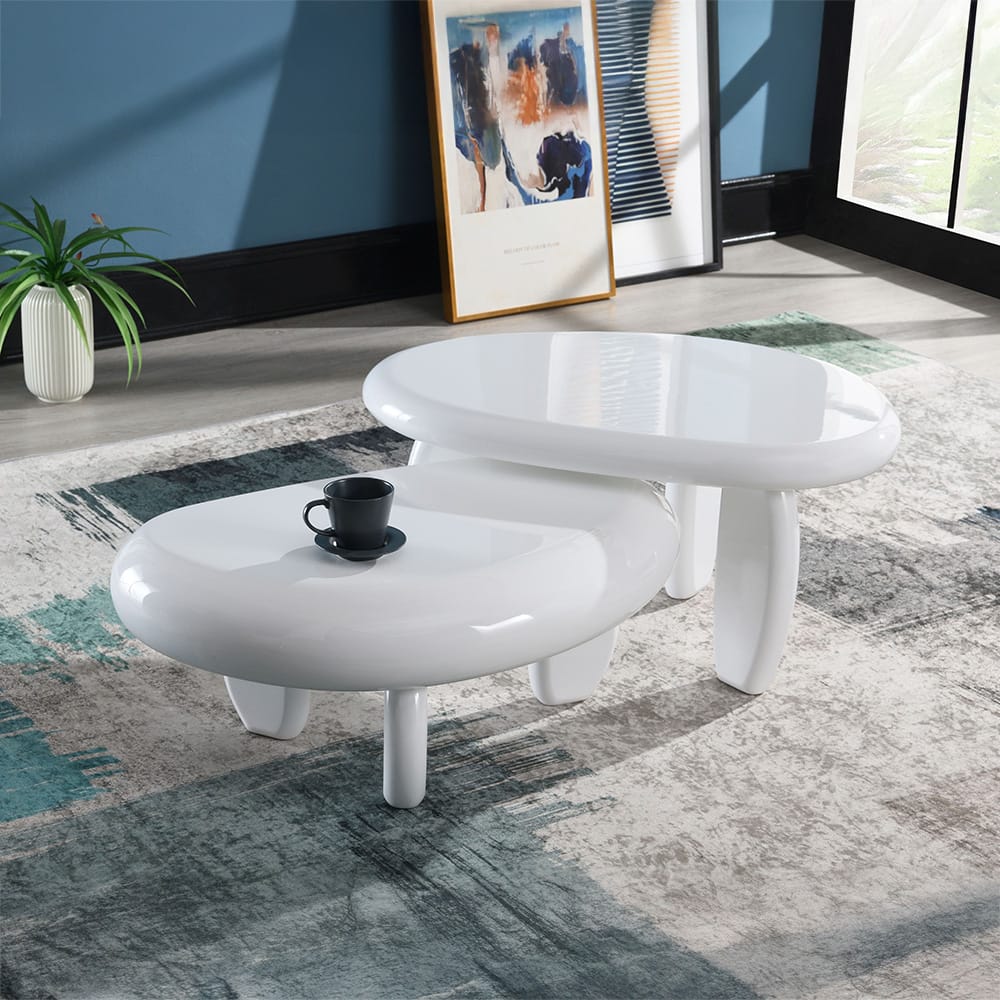 ACME Furniture - Wylie - End Table - White High Gloss  - LV04366 view 4