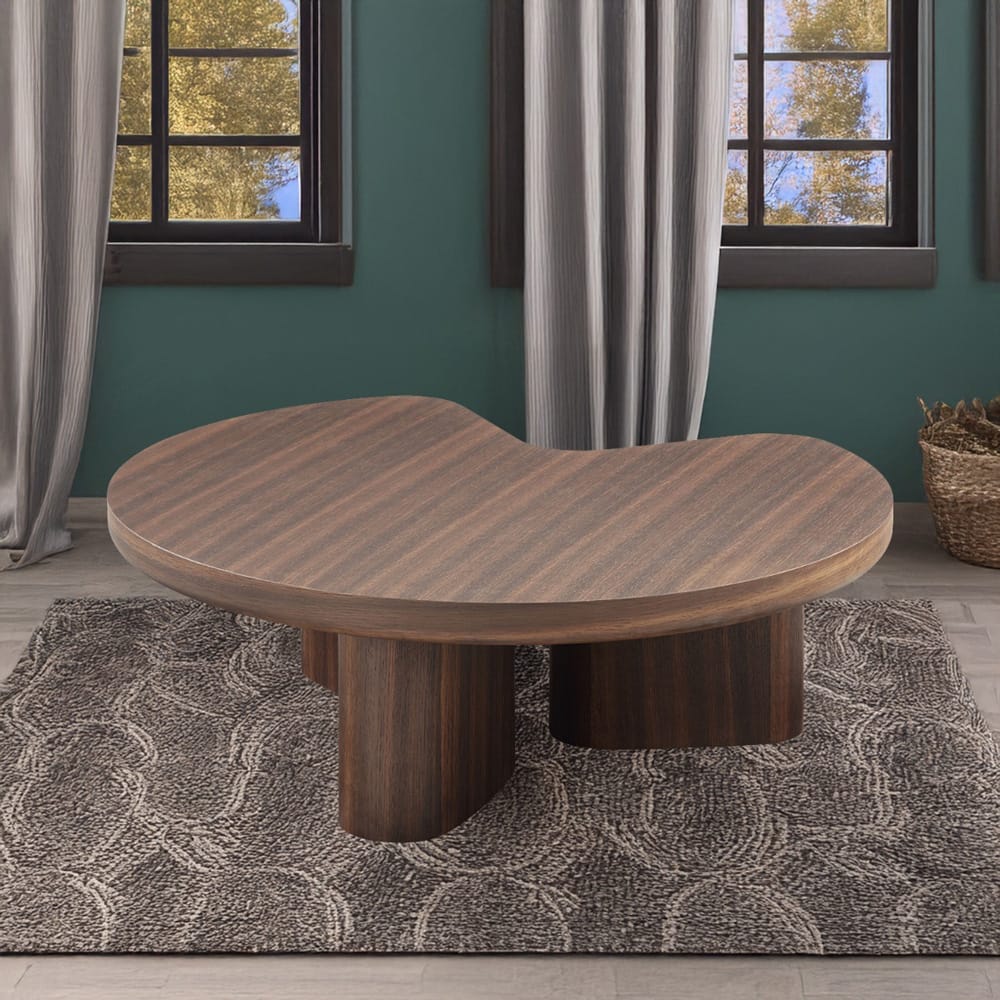 ACME Furniture - Yoab - Coffee Table - Smoked Oak  & Light Gray High Gloss  - LV03755 view 4