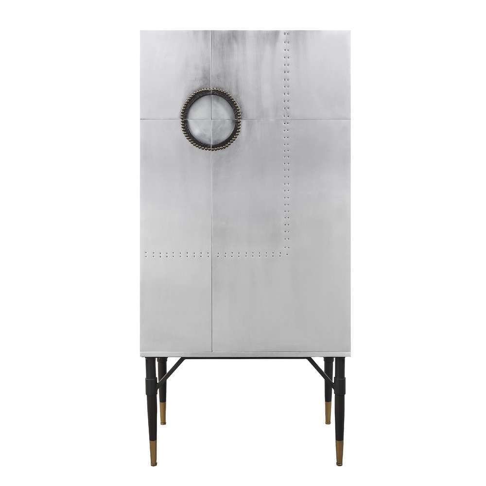ACME Furniture - Yoela Wine Cabinet - Aluminum - AC01996 veiw 3