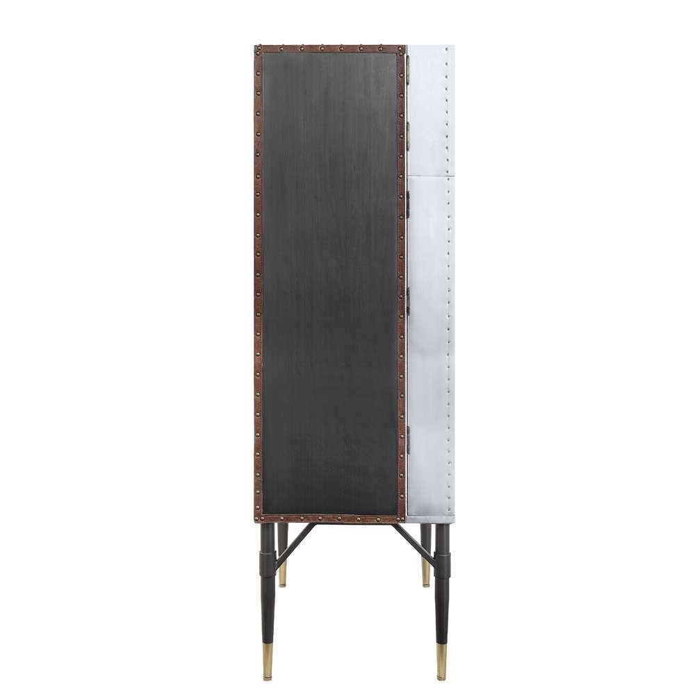 ACME Furniture - Yoela Wine Cabinet - Aluminum - AC01996 veiw 4