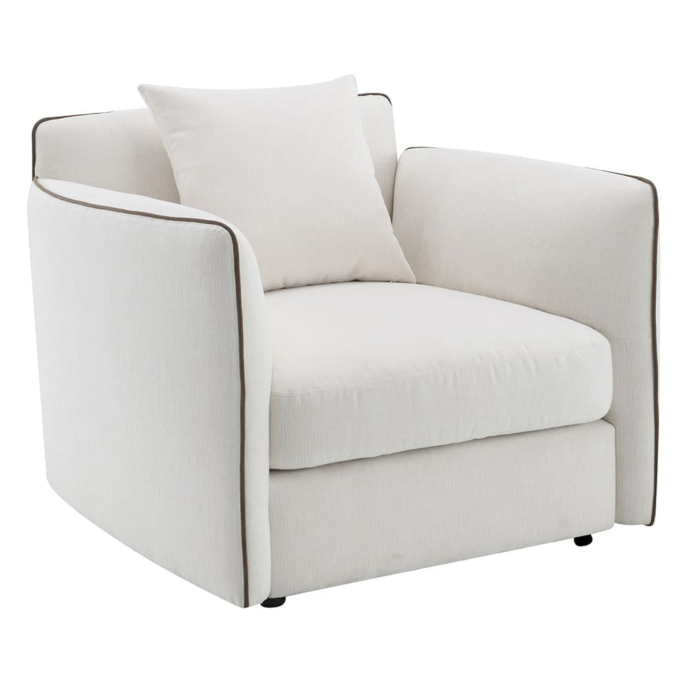 ACME Furniture - Yolanda - Chair w/Pillow - Beige Chenille - LV03607 view 1
