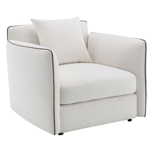 ACME Furniture - Yolanda - Chair w/Pillow - Beige Chenille - LV03607A view 1