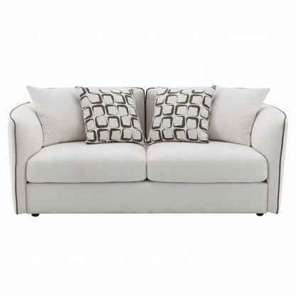 ACME Furniture - Yolanda - Loveseat w/4 Pillows - Beige Chenille - LV03606 view 2