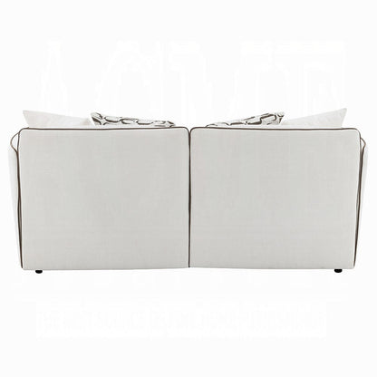 ACME Furniture - Yolanda - Loveseat w/4 Pillows - Beige Chenille - LV03606 view 4