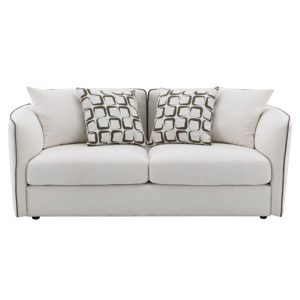 ACME Furniture - Yolanda - Loveseat w/4 Pillows - Beige Chenille - LV03606A view 2
