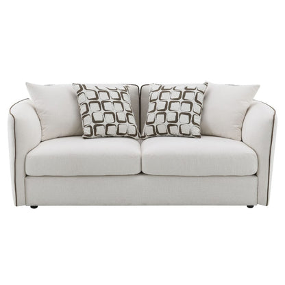 ACME Furniture - Yolanda - Loveseat w/4 Pillows - Beige Chenille - LV03606A view 2