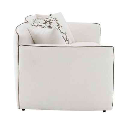ACME Furniture - Yolanda - Loveseat w/4 Pillows - Beige Chenille - LV03606A view 3