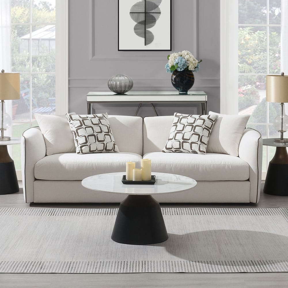 ACME Furniture - Yolanda - Sofa w/4 Pillows - Beige Chenille - LV03605 view 7
