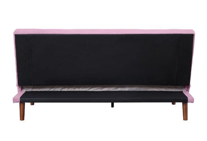 ACME Furniture - Yolandi - Adjustable Sofa - Pink Velvet & Dark Walnut Finish - 57200 view 5