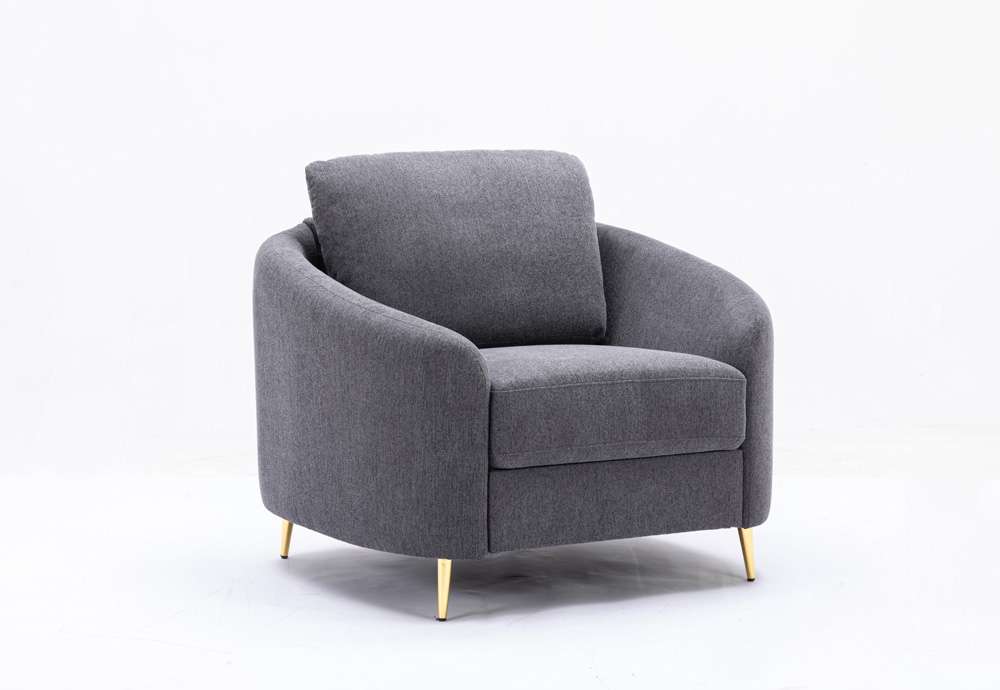 ACME Furniture - Yuina Chair - Gray Linen - LV01773 veiw 1