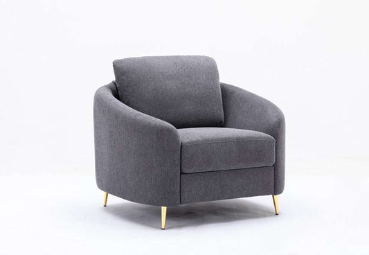 ACME Furniture - Yuina Chair - Gray Linen - LV01773 veiw 1