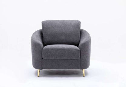 ACME Furniture - Yuina Chair - Gray Linen - LV01773 veiw 2