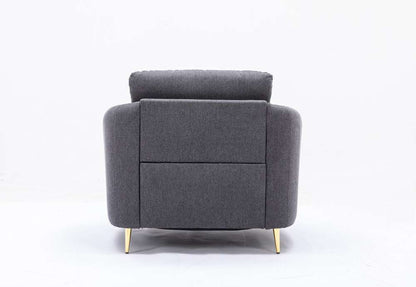 ACME Furniture - Yuina Chair - Gray Linen - LV01773 veiw 4