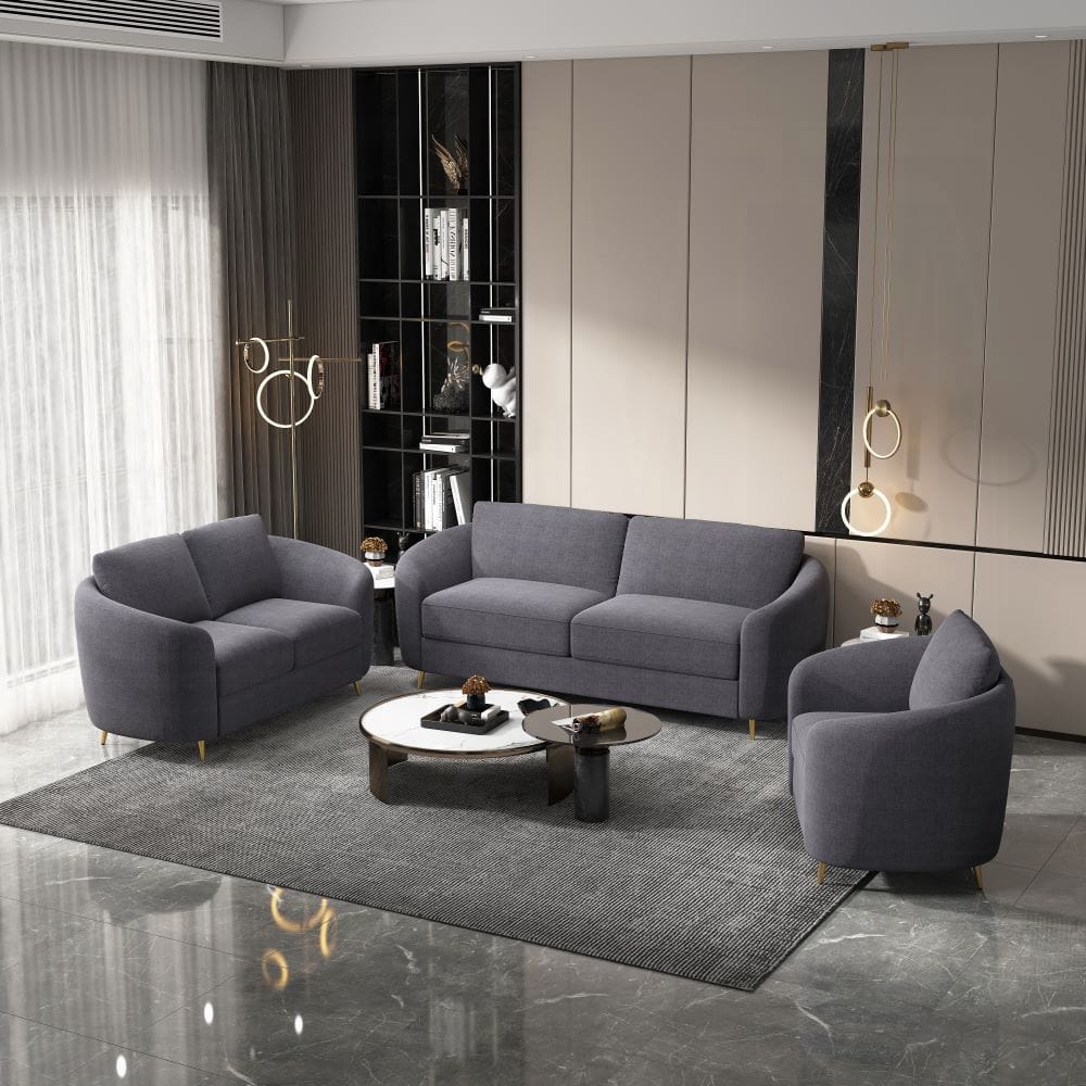 ACME Furniture - Yuina Sofa - Gray Linen - LV01771 view 7