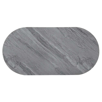 ACME Furniture - Yukino Coffee Table - Gray High Gloss & Chrome - LV02411 view 3
