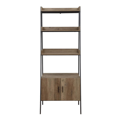 ACME Furniture - Zakwani - Bookshelf - Rustic Oak & Black Finish - OF00016 view 3