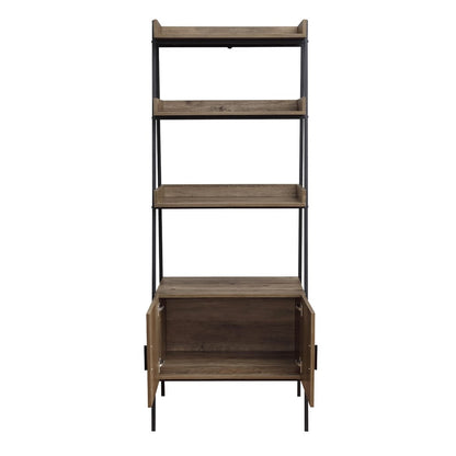 ACME Furniture - Zakwani - Bookshelf - Rustic Oak & Black Finish - OF00016 view 4