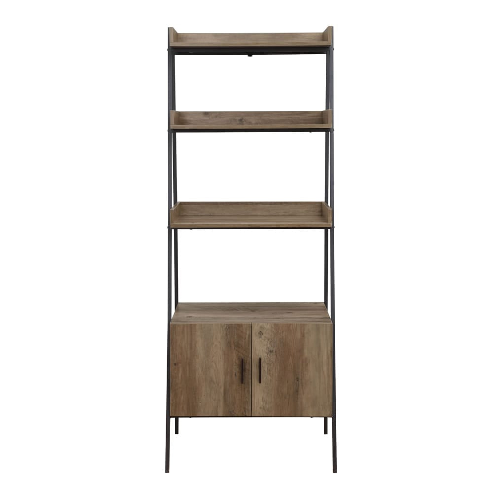 ACME Furniture - Zakwani - Bookshelf - Rustic Oak & Black Finish - OF00016 view 5
