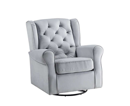 ACME Furniture - Zeger Swivel Chair w/Glider - Gray - LV00924 veiw 2