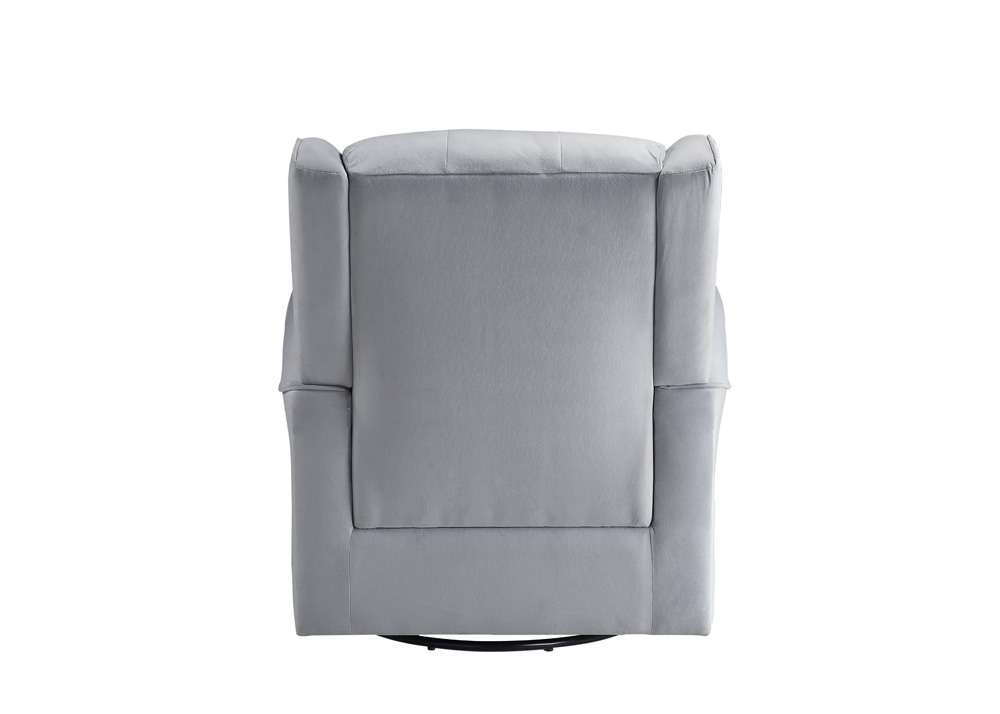 ACME Furniture - Zeger Swivel Chair w/Glider - Gray - LV00924 veiw 5