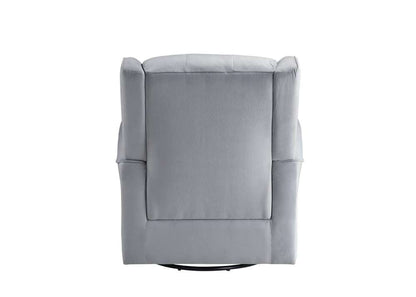 ACME Furniture - Zeger Swivel Chair w/Glider - Gray - LV00924 veiw 5