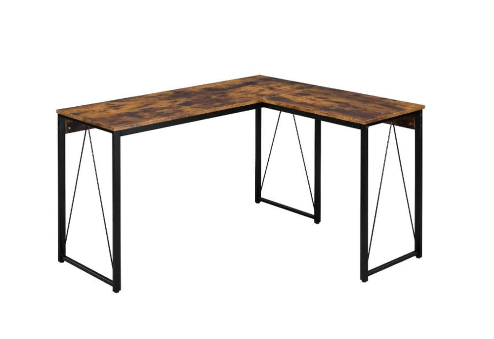 ACME Furniture - Zetri - Writing Desk - Weathered Oak & Black Finish - 92805 view 1