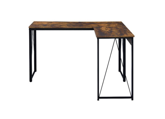 ACME Furniture - Zetri - Writing Desk - Weathered Oak & Black Finish - 92805 view 2