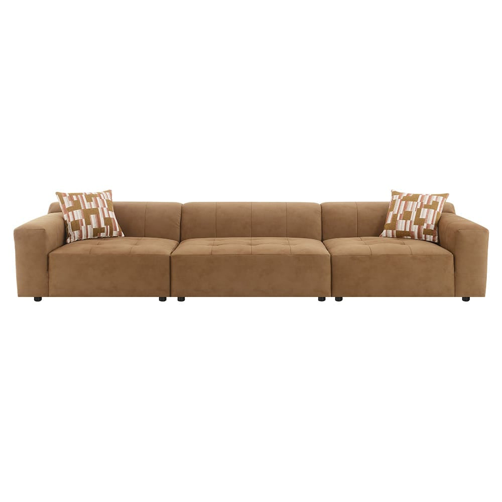 ACME Furniture - Zoey - Modular - LF Arm Chair w/Pillow - Chocolate Suede - LV05390 view 8