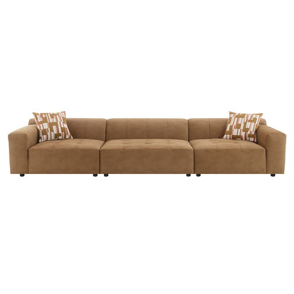 ACME Furniture - Zoey - Modular - LF Arm Chair w/Pillow - Chocolate Suede - LV05390 view 8