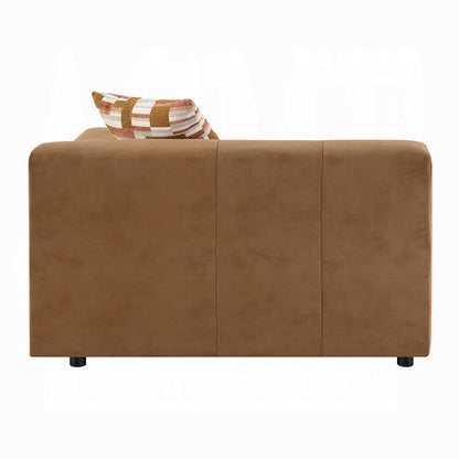 ACME Furniture - Zoey - Modular - RF Arm Chair w/Pillow - Chocolate Suede - LV05392 view 4