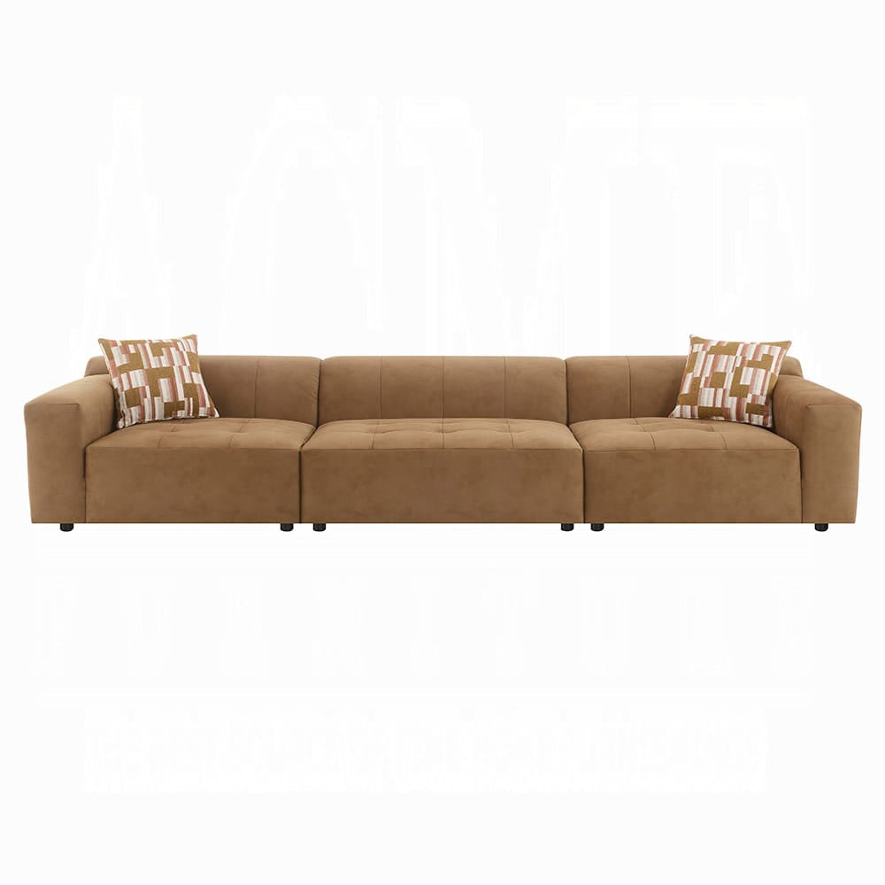 ACME Furniture - Zoey - Modular - RF Arm Chair w/Pillow - Chocolate Suede - LV05392 view 7