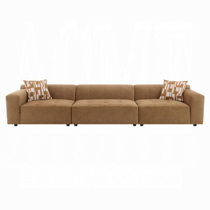 ACME Furniture - Zoey - Modular - RF Arm Chair w/Pillow - Chocolate Suede - LV05392 view 7