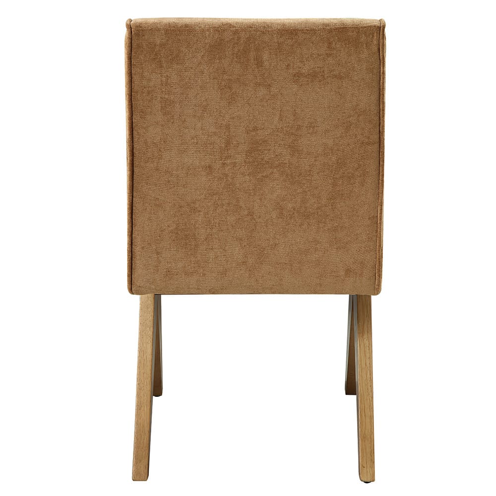 ACME Furniture - Zoey - Side Chair (Set of 2) - Chocolate Chenille & Oak  - DN04076 view 4