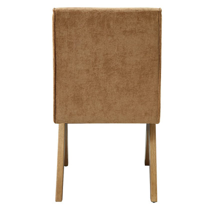 ACME Furniture - Zoey - Side Chair (Set of 2) - Chocolate Chenille & Oak  - DN04076 view 4