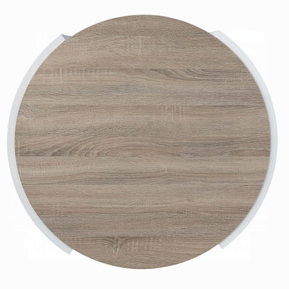 ACME Furniture - Zoma Coffee Table - White High Gloss & Oak - LV02414 view 3