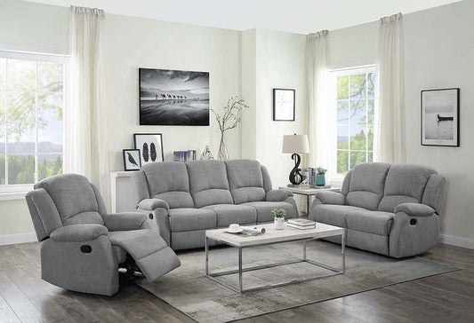 ACME Furniture - Zorina Motion Recliner - Gray Fabric - LV01286 veiw 2