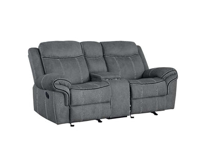 ACME Furniture - Zubaida Loveseat w/USB Dock & Console (Glider & Motion) - 55026 veiw 1