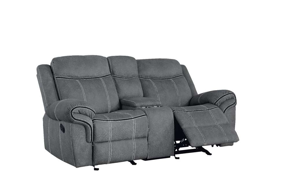 ACME Furniture - Zubaida Loveseat w/USB Dock & Console (Glider & Motion) - 55026 veiw 3