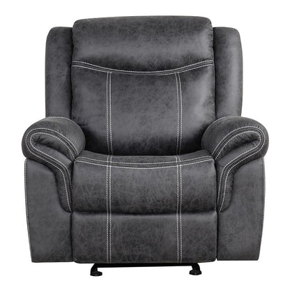 ACME Furniture - Zubaida - Power Motion Glider Recliner - Dark Gray Polish Microfiber - LV04672 view 2