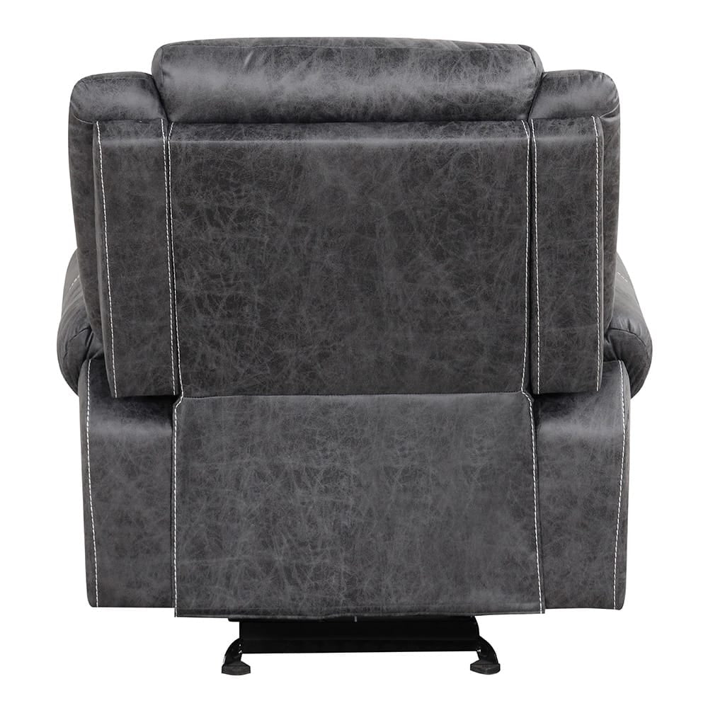 ACME Furniture - Zubaida - Power Motion Glider Recliner - Dark Gray Polish Microfiber - LV04672 view 4