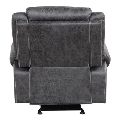 ACME Furniture - Zubaida - Power Motion Glider Recliner - Dark Gray Polish Microfiber - LV04672 view 4
