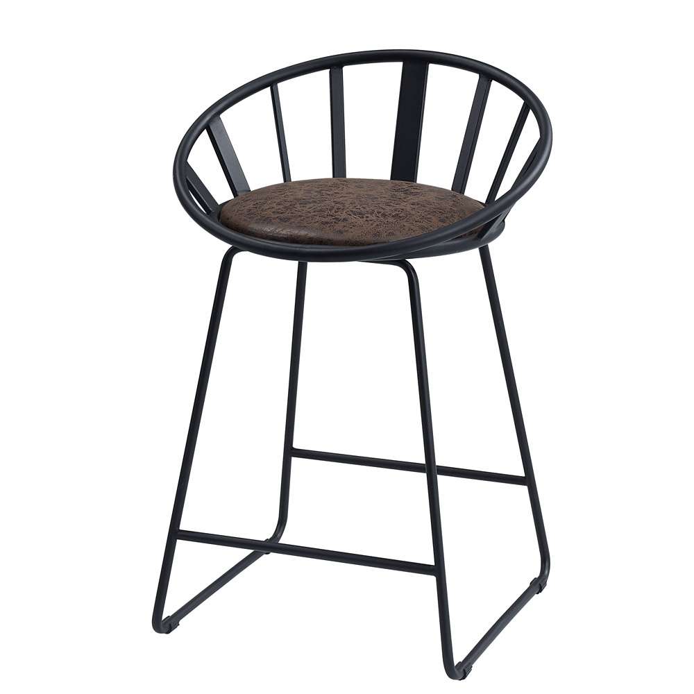 ACME Furniture - Zudora Counter Height Chair (Set of 2) - Black - DN01756 veiw 1