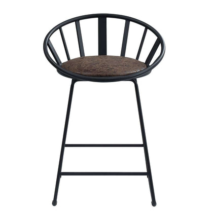 ACME Furniture - Zudora Counter Height Chair (Set of 2) - Black - DN01756 veiw 2
