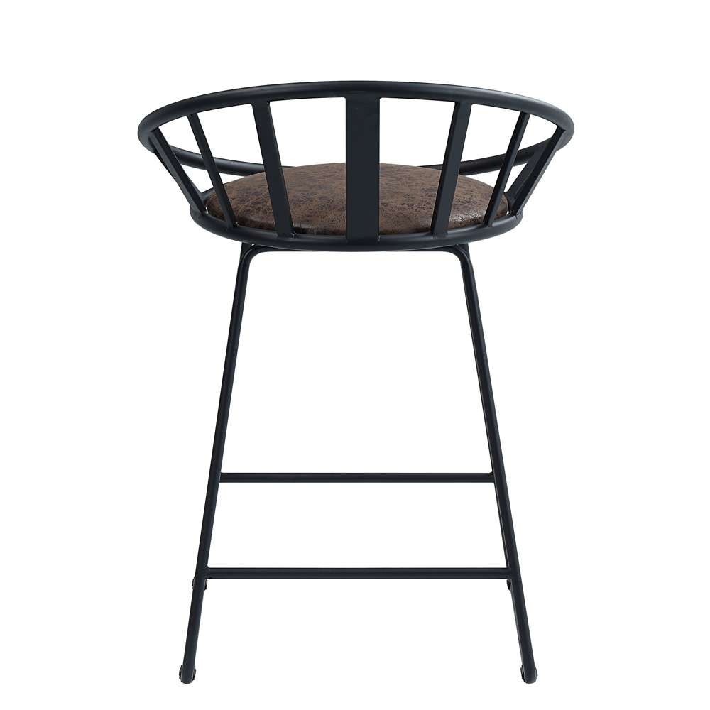 ACME Furniture - Zudora Counter Height Chair (Set of 2) - Black - DN01756 veiw 4