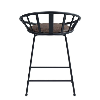 ACME Furniture - Zudora Counter Height Chair (Set of 2) - Black - DN01756 veiw 4