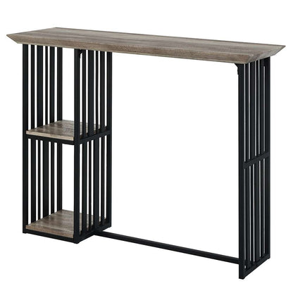 ACME Furniture - Zudora Counter Height Table - Antique Oak & Black - DN01755 view 1